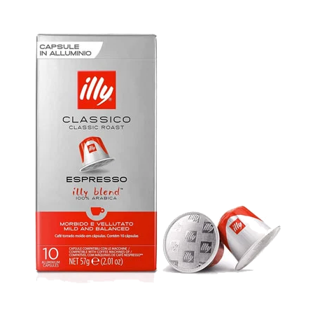 10 Capsules Illy Classico compatibles Nespresso