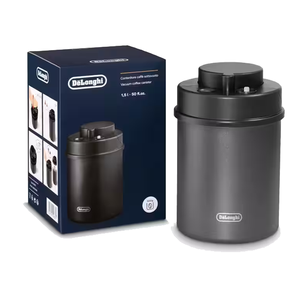 Boîte à café sous vide Delonghi Black