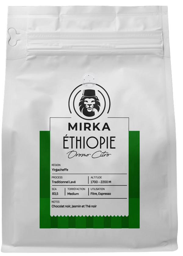 Mirka Éthiopie Oromo Citro 250g