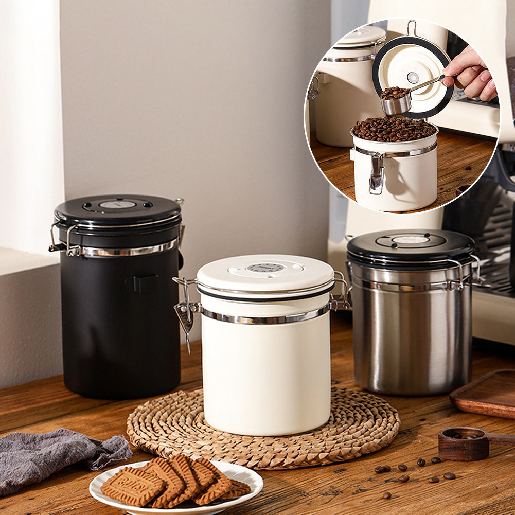 Récipient hermétique 500g – Avec cuillère inox Intégrée